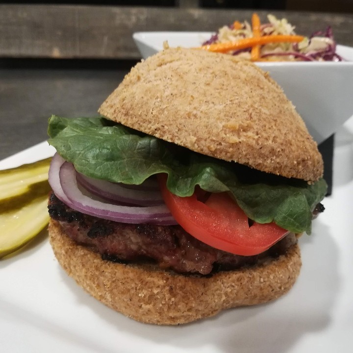 100% Grass Fed Sirloin Burger