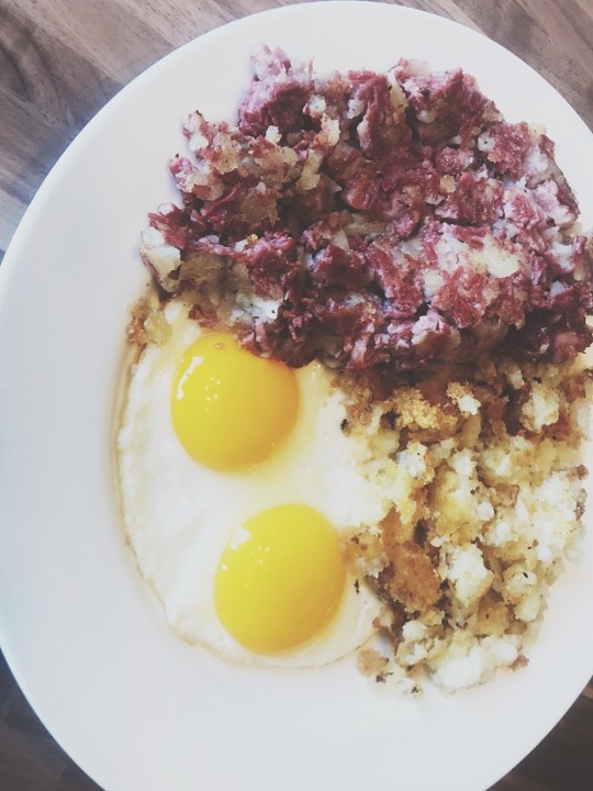 House Made Corned Beef Hash And Eggs