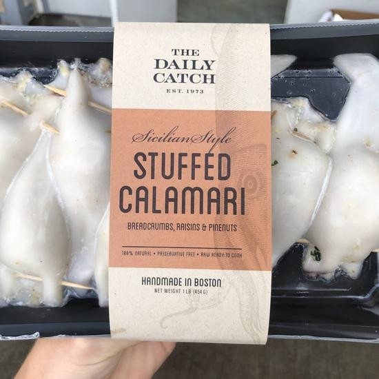 Calamari Stuffed  "Daily Catch" Sicilian Style (Frozen)