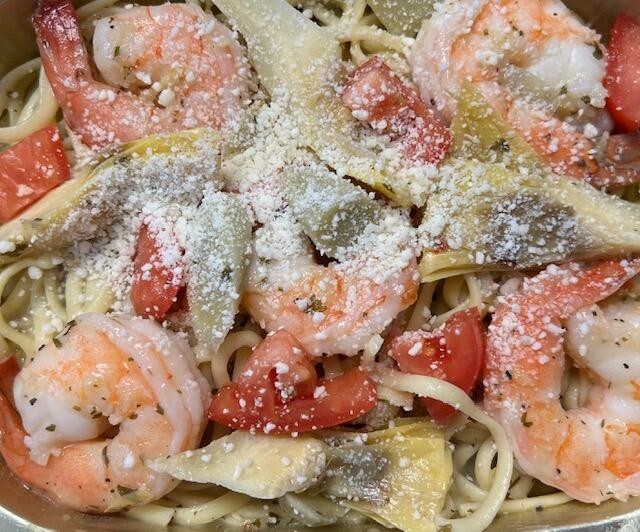 Shrimp "Amalfi" Linguine "Heat & Eat" - Single Serving(Frozen)