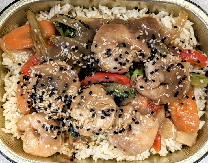 Shrimp "Stir Fry" with Rice "Heat & Eat" - Single Serving (Frozen)