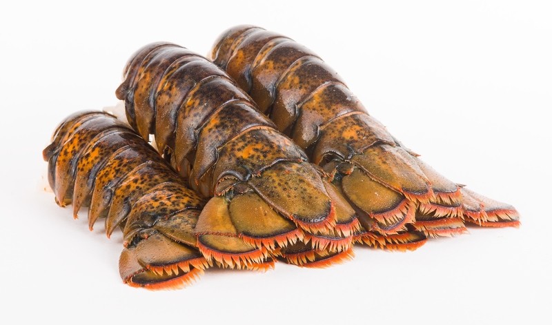 2 Lobster Tails 8/10 oz Cold Water Raw (Frozen)