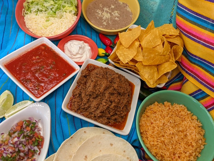 Family Chicken Taco Meal