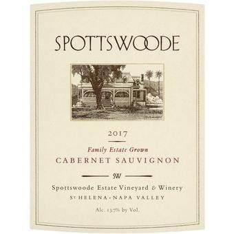 Spottswoode Cabernet Sauvignon Estate 2017, St. Helena