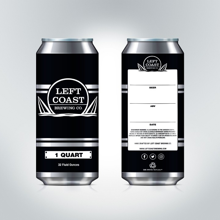 Del Mar Lager 32oz crowler