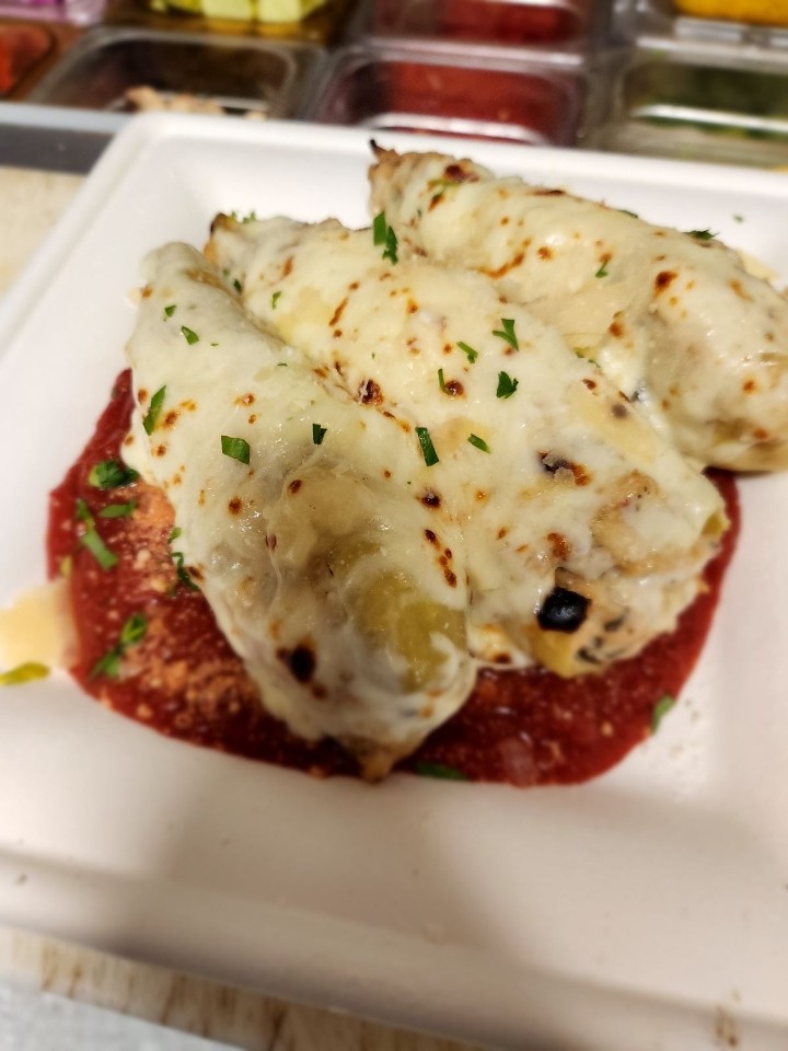 Chicken Stuffed Banana Peppers w/Salad