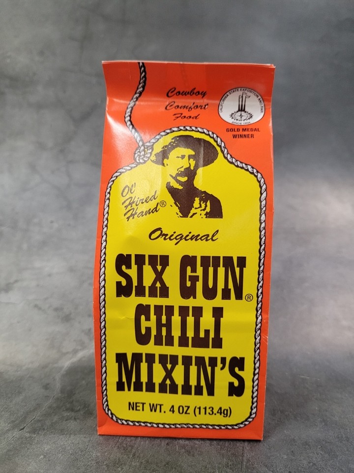Six Gun Chili Mixin's