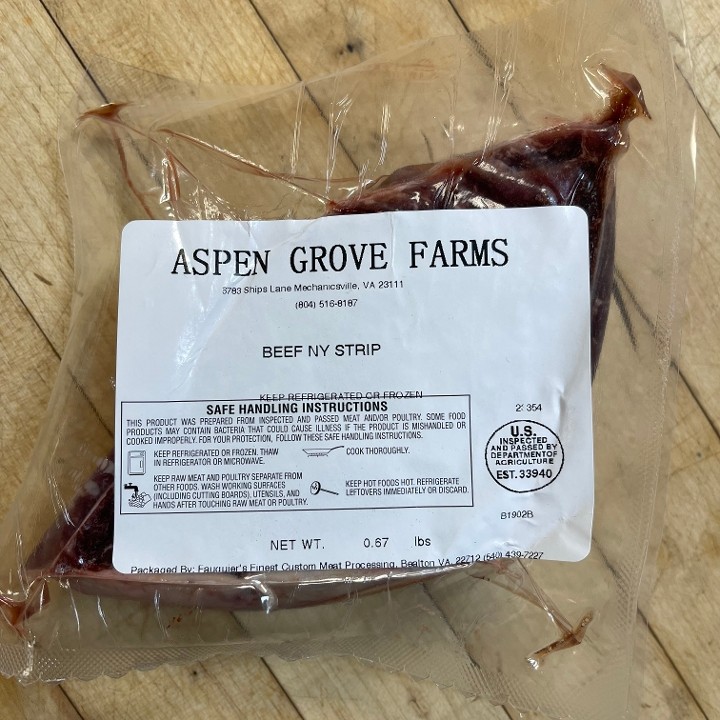 Aspen Grove Farms NY Strip Steak
