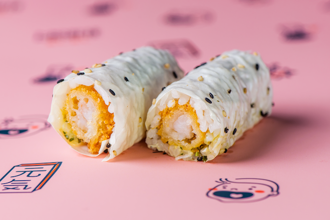 Krispy Shrimp Handroll