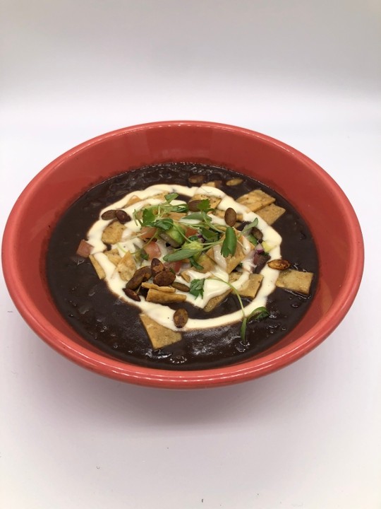 Black Bean Tortilla Soup
