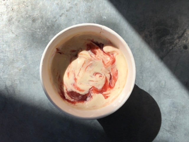 Rhubarb Ice Cream (half pint)