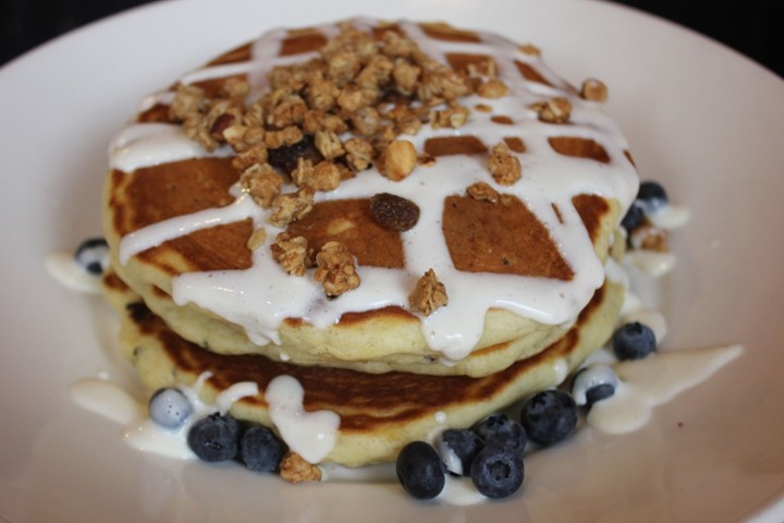 Blueberry Quinoa Pancakes