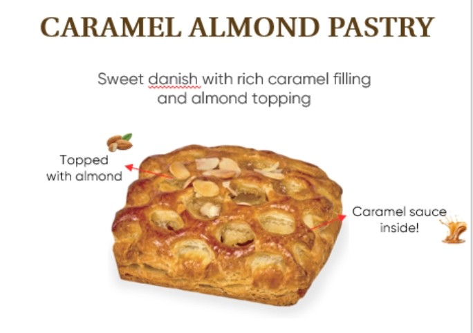 Caramel Almond Pastry