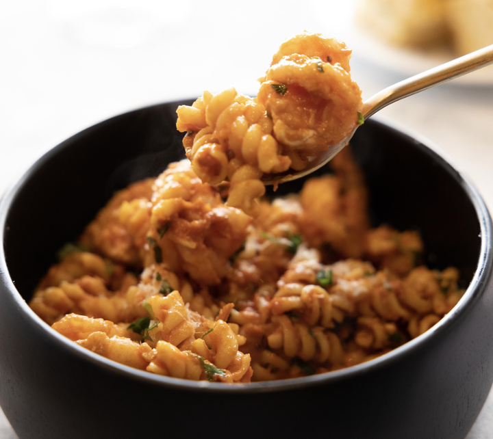 Spicy Shrimp Fusilli