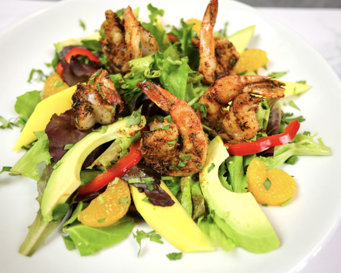 Mango Shrimp Salad