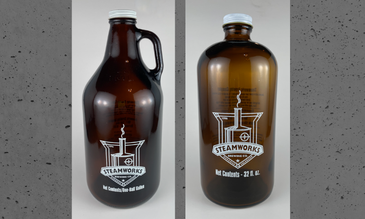 BeerWhere Bomber Mini Growler 22 oz.