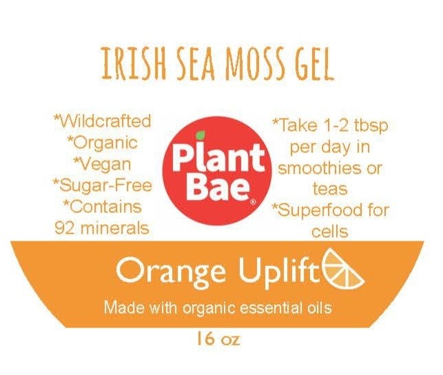 Orange Uplift Irish Sea Moss Gel - 16 oz