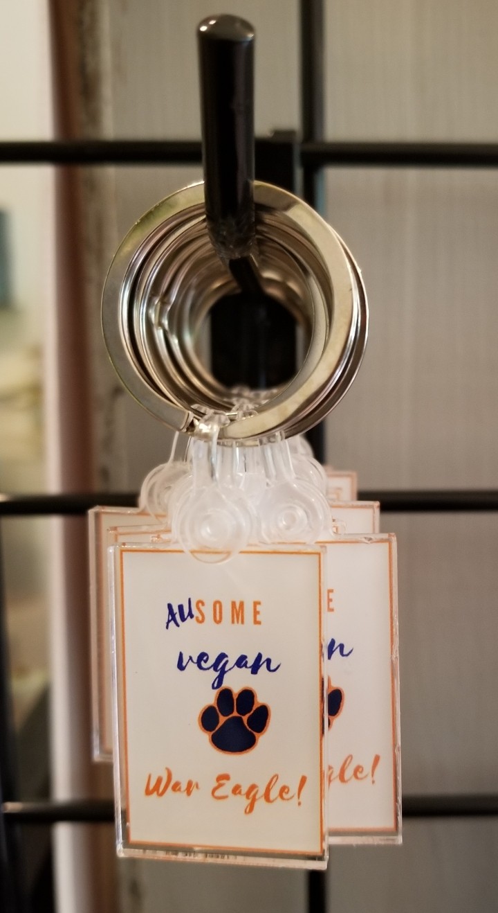 AUsome Vegan Keychain