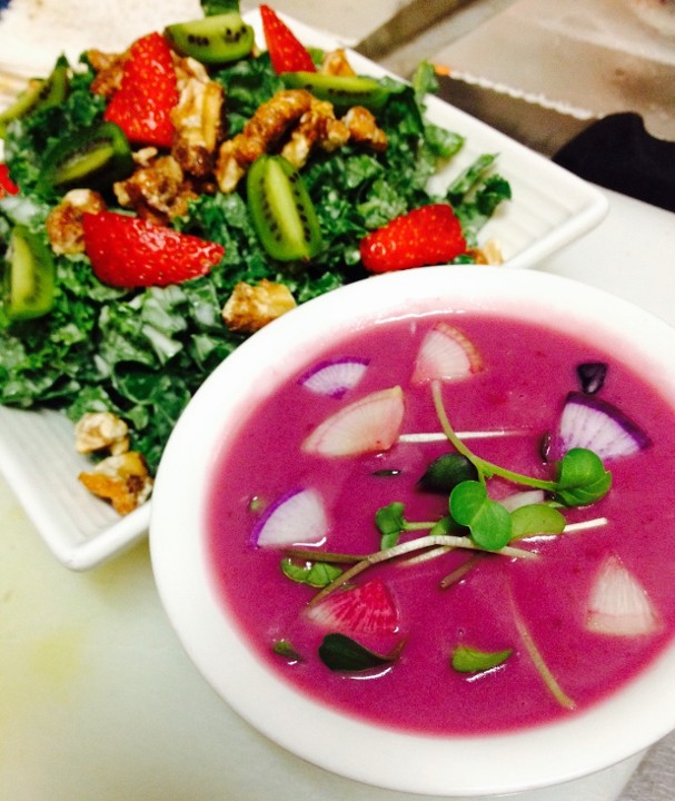 Combo Kale & Soup of the Day (GF)