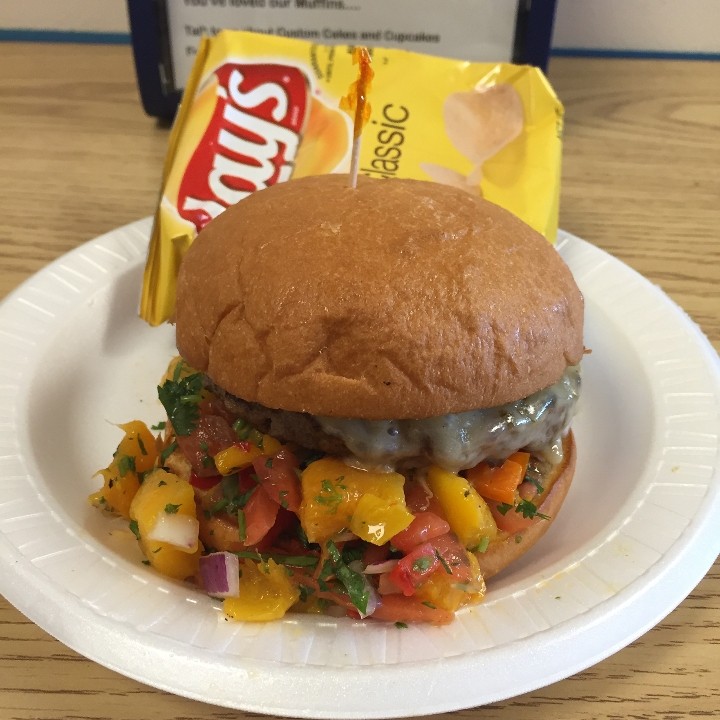 Daily Specl#1 - Mango Salsa Steakburger