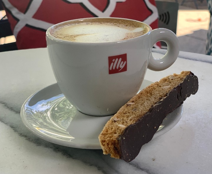 Chocolate Dipped Almond Biscotti