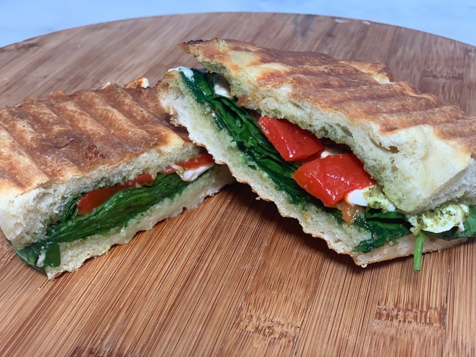 Spinach and Roasted Pepper