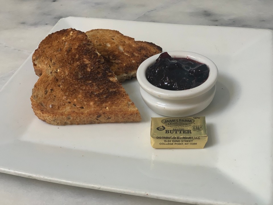 Toast with Butter and Jam
