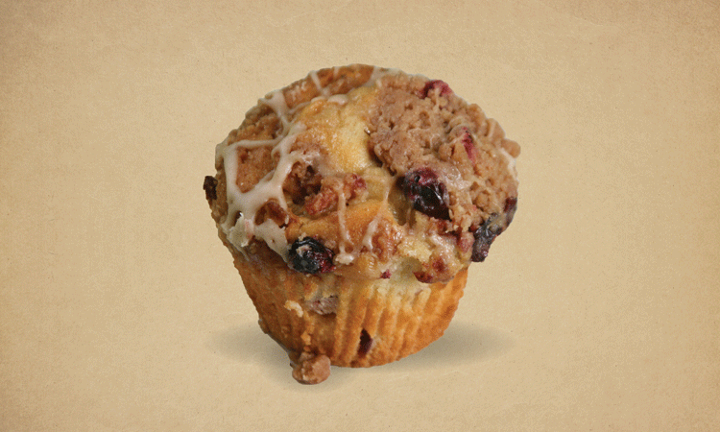 Apple Cranberry Muffin
