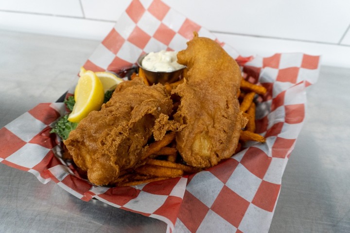 King's River Fish & Sweet Potato Fries