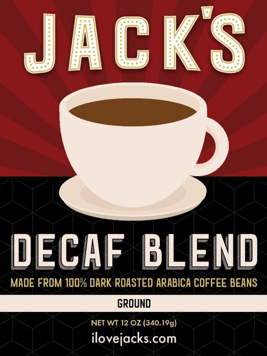 Jack's Decaf Coffee Ground