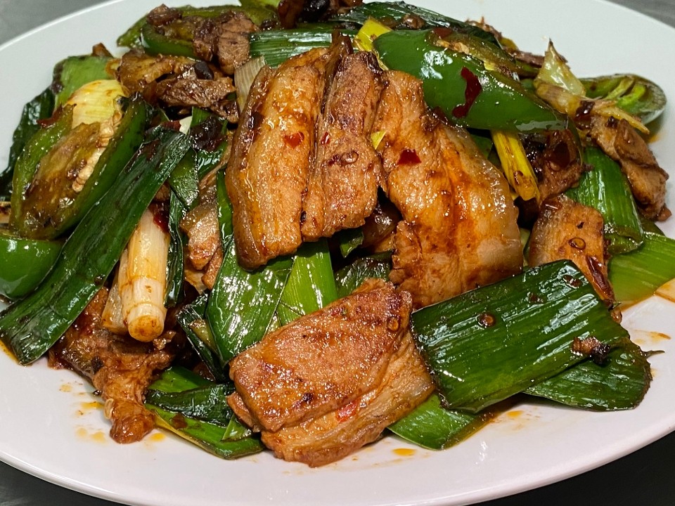Traditional Sichuan Twice-Cooked Pork  Belly