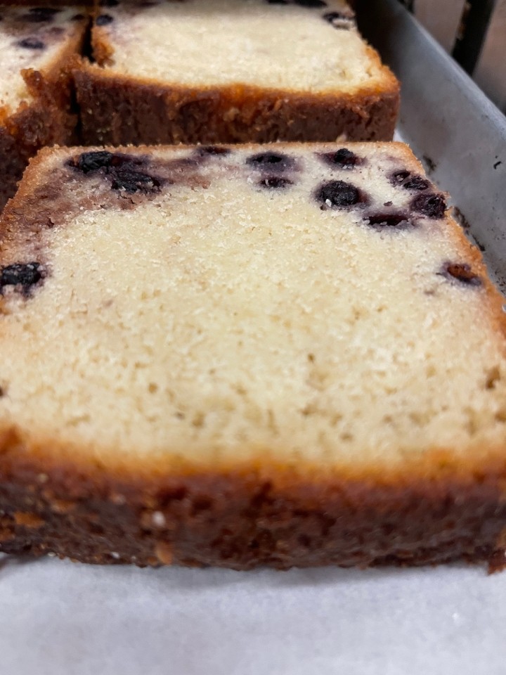 Blueberry Coffee Cake Slice