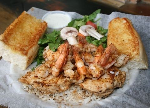 Ivan's Cajun Grilled Shrimp and Chicken