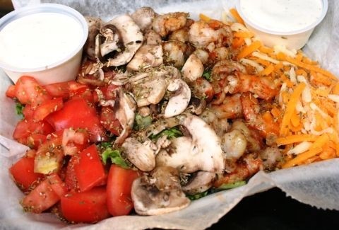 Chef Salad with Shrimp