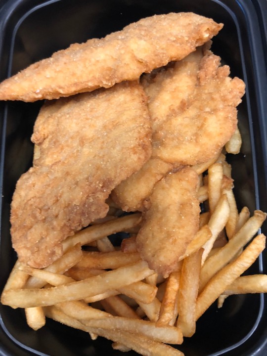 Chicken finger and fries