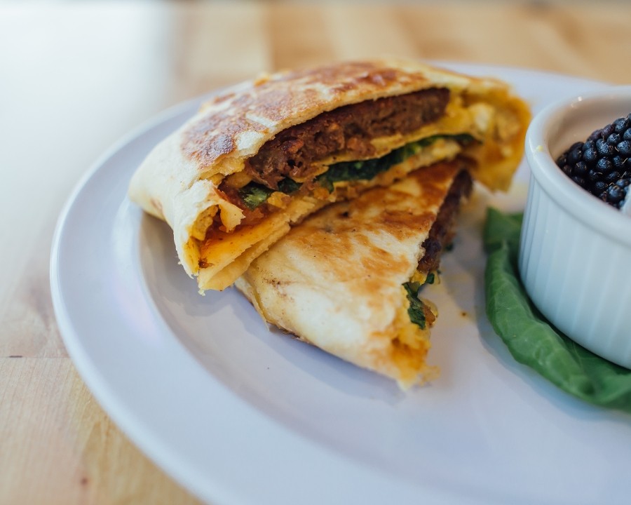 BRUNCH SPECIAL: CRUNCHWRAP (contains gluten nuts and soy)