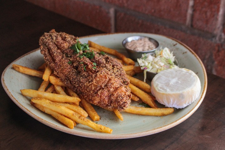 Fried Catfish and Chips