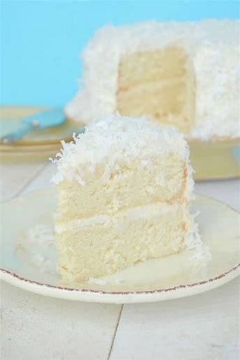 Coconut Cake slice
