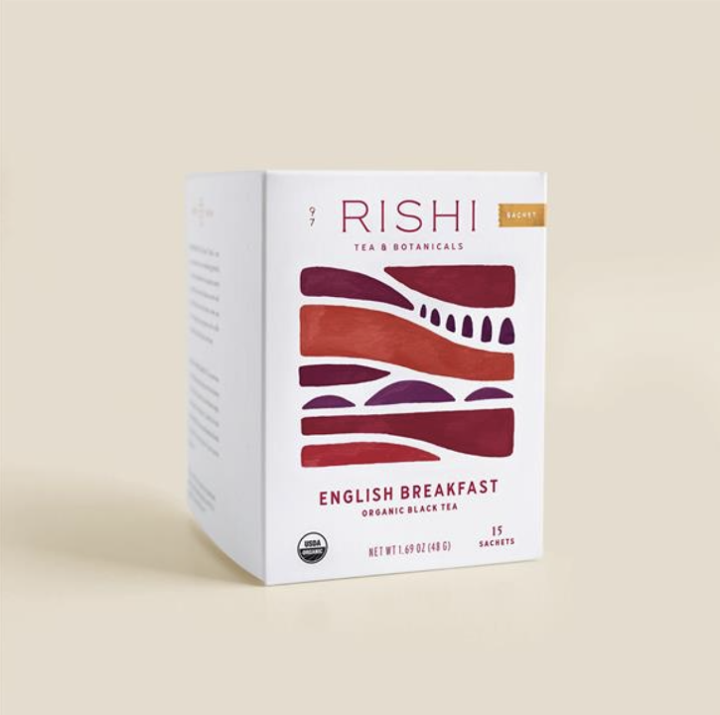 RISHI ENGLISH BREAKFAST TEA SACHETS