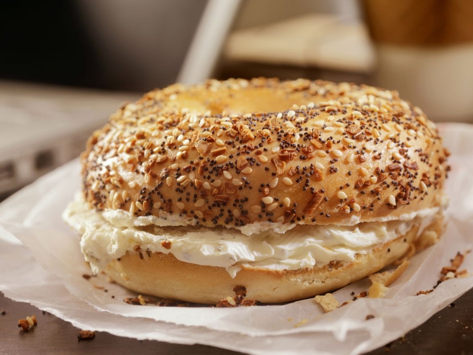 Cream Cheese Bagel (Served all day)