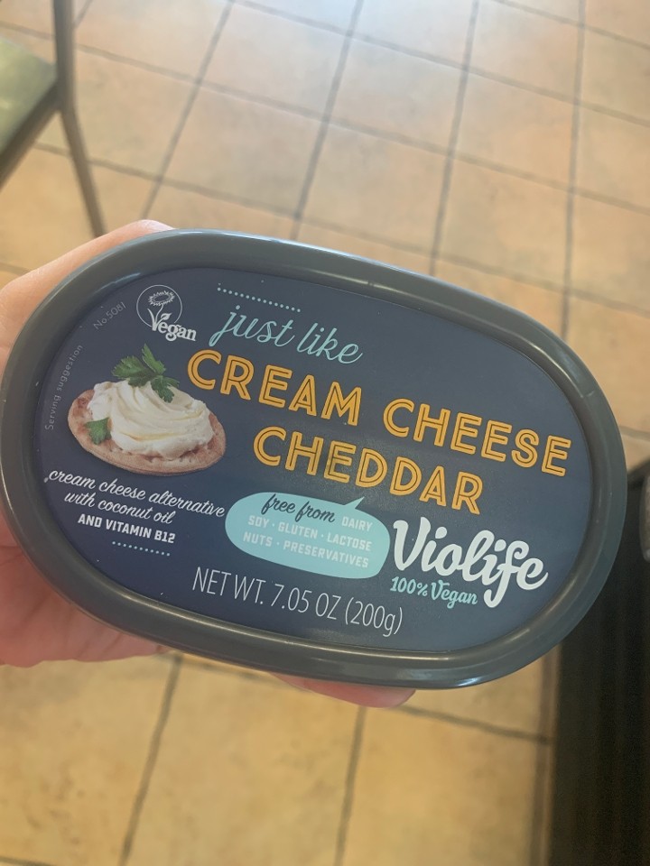 Violife Cheddar Cream Cheese