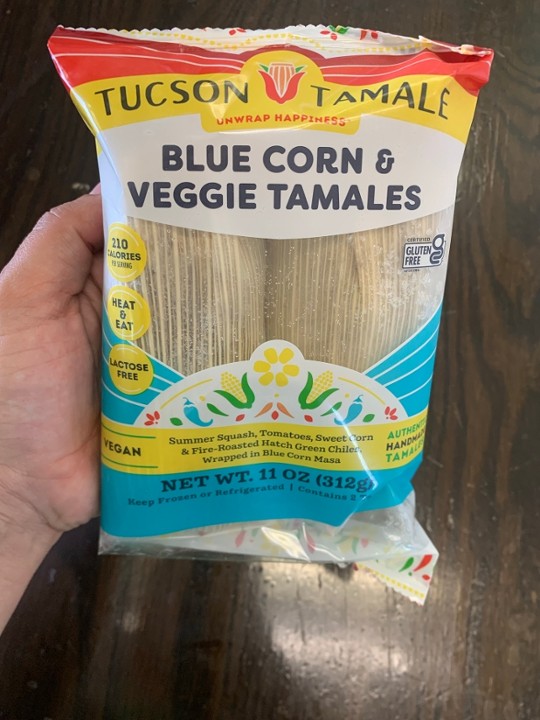 Tucson Tamale Blue Corn Veggie Tamale