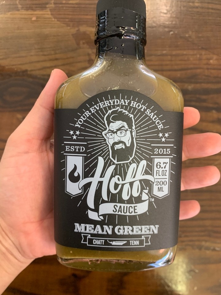 Hoff's Mean Green Hot Sauce