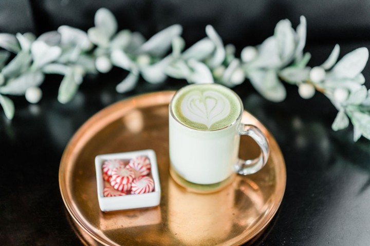 FEAT: Hazelnut Matcha Latte