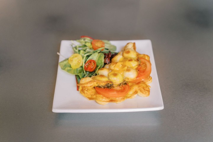 FEATURE Tomato Pesto Grilled Cheese Waffle