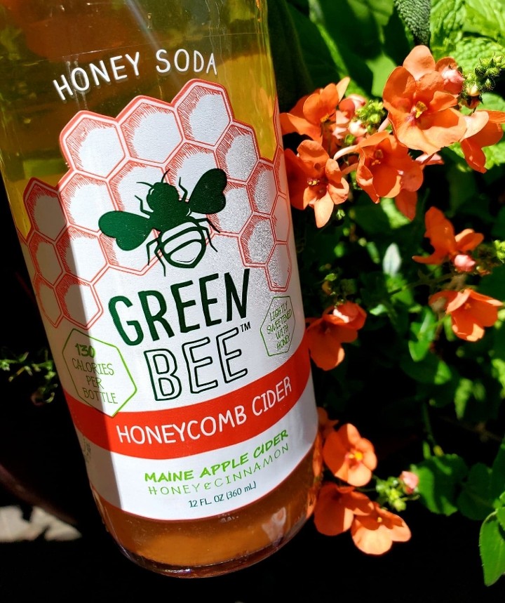 Green Bee Honey Comb Apple Cider Soda