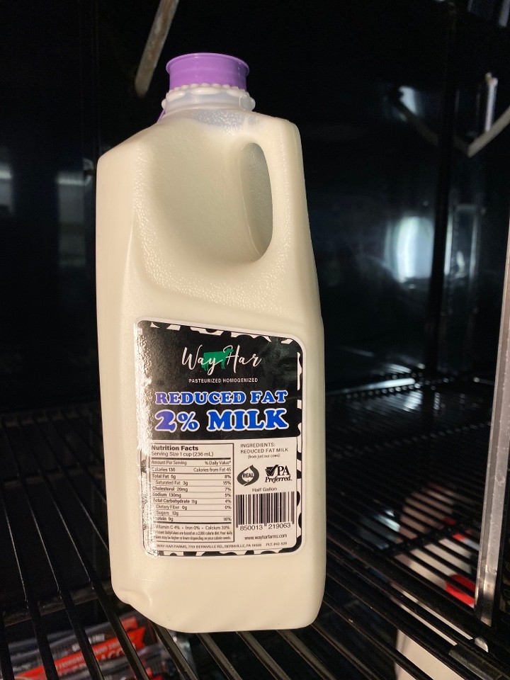 2% Milk (1/2 gallon)