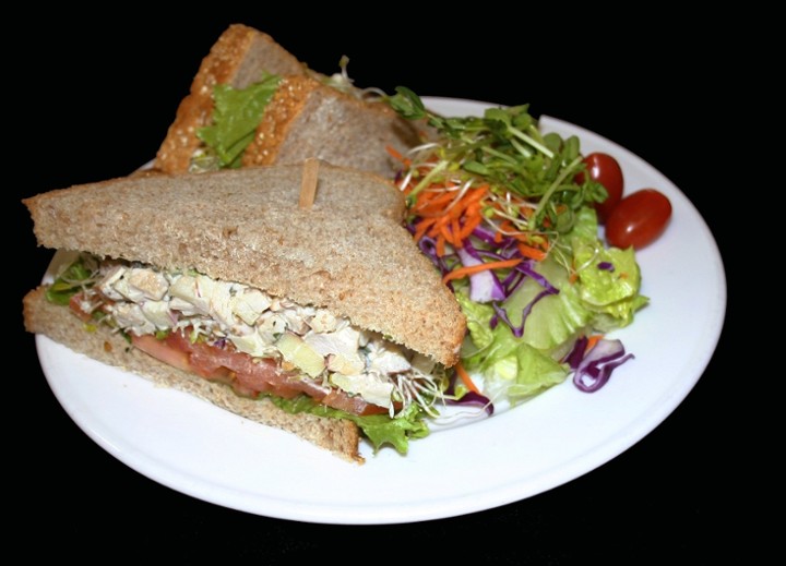 Basil Chicken Salad Sandwich