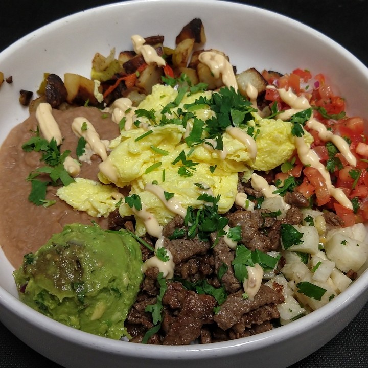 Carne Asada Breakfast Bowl