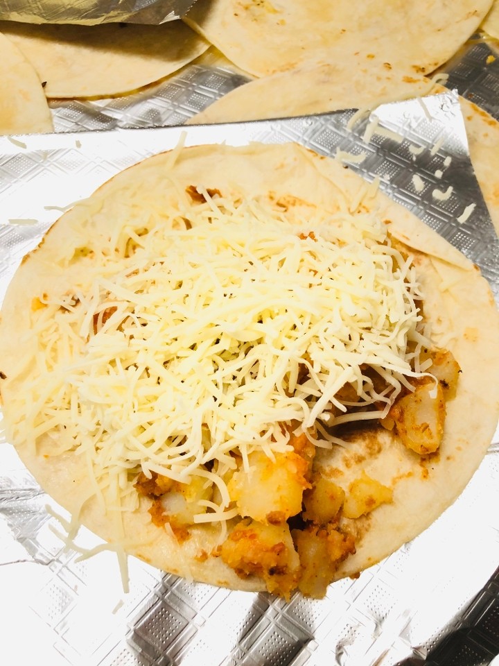 Chorizo, Egg, Potato, & Cheese